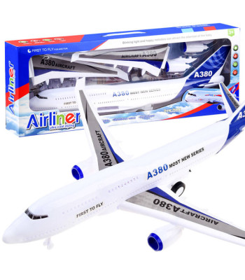 Didelis Keleivinis Lėktuvas su Garsu ir Šviesa ZA3875