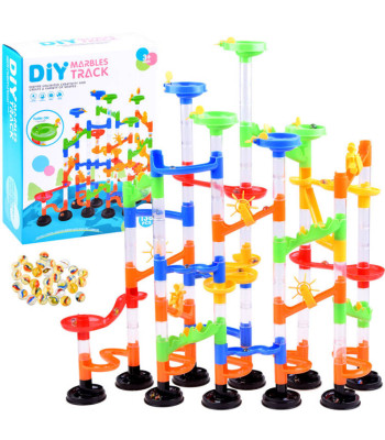 Marble spalvotas rutuliukų trasos rinkinys