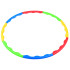 Hula hop sulankstomas spalvotas lankas 60 cm, 8 dalių
