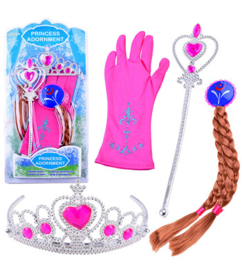 Princesės Rinkinys iš Pasakos Karūna Plaukai