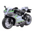 Diecast modelio motociklas su įtempimu, žaislas ZA3933
