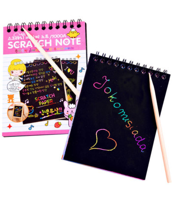 Vaikų kūrybinis bloknotas su rysiku