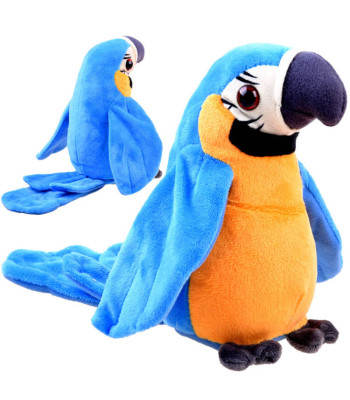 Spalvinga pliušinė papūga plepiukė
