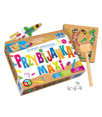 Multigra Przybijanka MAXI kūrybinis rinkinys su plaktuku ZA4029