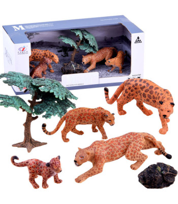 Safari Gyvūnų Serija - Leopardų Šeima
