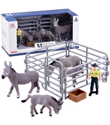 Gyvūnų figūrėlių rinkinys „Ūkio asiliukai“