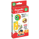 CzuCzu Zagadki su skylute knygelė 3 metų vaikams