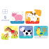 CzuCzu Dėlionės Gyvūnėliai 5 dėlionių rinkinys ZA4048