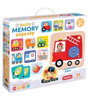 CzuCzu Duuuže Memory Transporto Priemonės Edukacinis Žaidimas