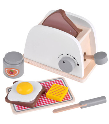 Drevinis Tosteris su Kiaušiniu ir Priedais