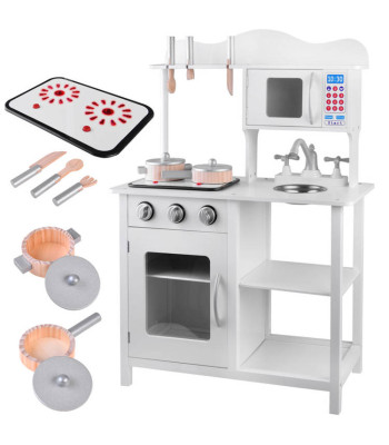 Interaktyvi BALTA medinė virtuvė vaikams Indukcija + priedai ZA4127