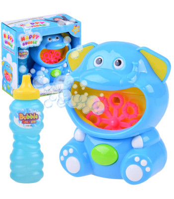 Automatinis Muilo Burbulų Aparatas Mėlynas Drambliukas ZA4149