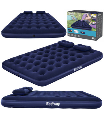 Bestway Dvigulis pripučiamas čiužinys su veliūru 203x152 cm 67374