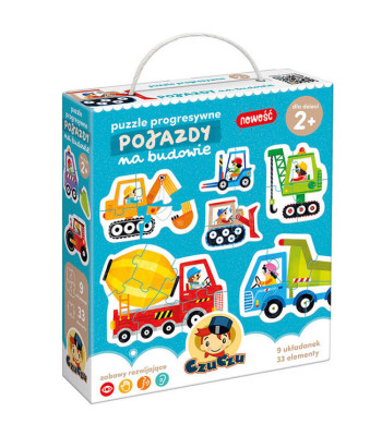 CzuCzu Dėlionė Progresyvi - Statybų Transportas ZA4157