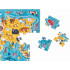 CzuCzu Gyvūnų Žemėlapis Pasaulio Dėlionė 60 el.