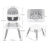Fotelis ir kėdutė maitinimui 6-in-1 rinkinys ZA4142