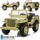 Karinis automobilis su akumuliatoriumi Jeep Willys pilot PA0249