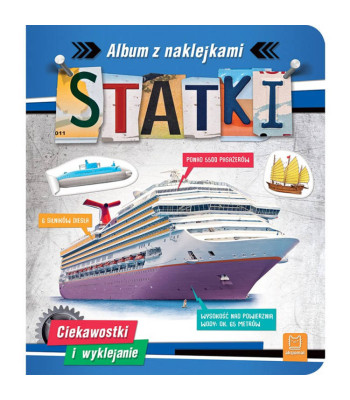 Albumas su lipdukais: Laivai