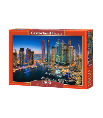 Puzzle 1500 el. Dangoraižiai Dubajuje
