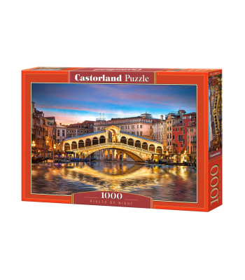 Puzzle 1000 dalių - Rialto naktį