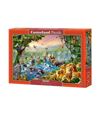 Puzzle 500 el. Jungle River