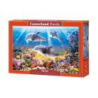 Dėlionė 500 elementų Delfinai po vandeniu