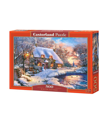 Puzzle 500 dalių Winter Cottage