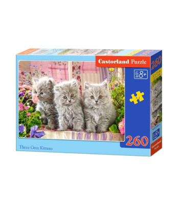 Dėlionė 260 el. Trys Pilki Kačiukai