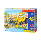 Puzzle 20 el. MAXI Buldozeris veikime