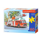 Puzzle 60 dalių gaisrinės automobilis