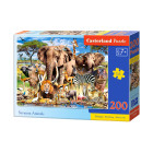 Puzzle 200 el. Savanos gyvūnai