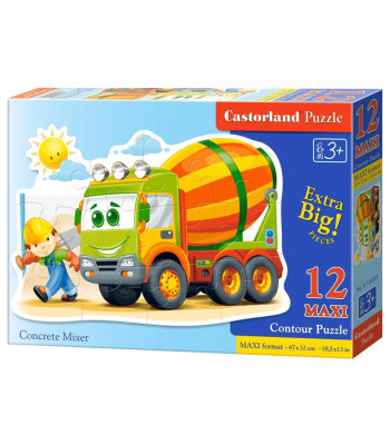 Puzzle 12 dalių MAXI Betono Maišyklė