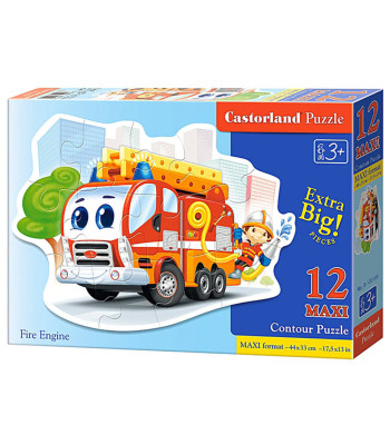 Puzzle 12 dalių MAXI Gaisrinė mašina