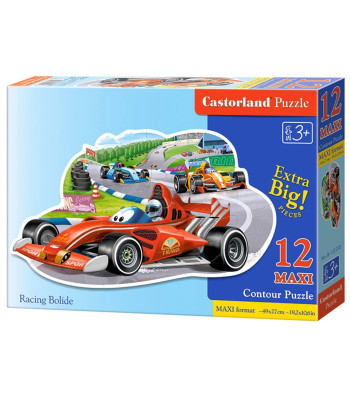Puzzle 12 elementų MAXI Racing Bolide