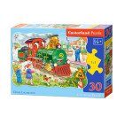 Puzzle 30 el. Green Locomotive