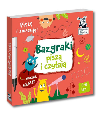 Kapitan Nauka Bazgraki: Rašau ir Skaitau 3-6 metų KS0664