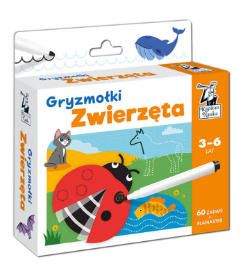 Kūrybinės kortelės vaikams 'Gyvūnų pasaulis' 3-6 metų