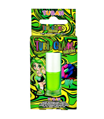 Tubi Glam nagų lakas žalias neoninis ZA4177