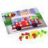 Edukacinė mozaika vaikams – Spalvota dėlionė su mygtukais
