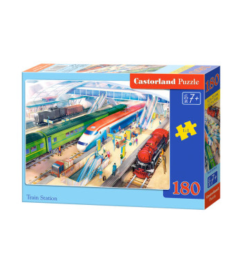 Dėlionė 180 el. Traukinių Stotis