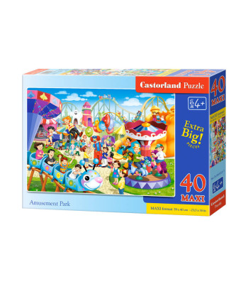 Dėlionė 40 elementų MAXI Pramogų Parkas