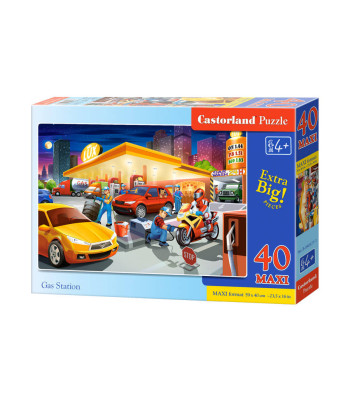 Puzzle 40 elementų MAXI Degalinė