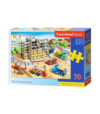 Puzzle 70 el. Didelis Statybvietė