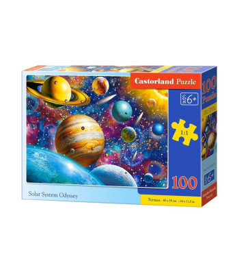 Puzzle 100 dalių Saulės Sistemos Odisėja