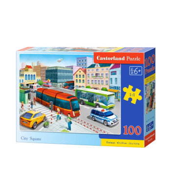 Dėlionė 100 detalių Miesto Aikštė