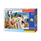 Puzzle 200 elementų Llamas Selfie