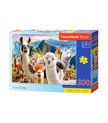 Puzzle 200 elementų Llamas Selfie