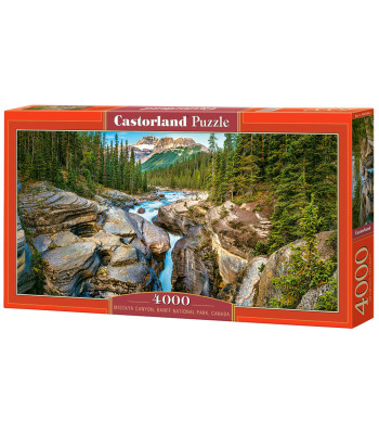 Puzzle 4000 elementų Mistaya kanjonas, Banff nacionalinis parkas, Kanada