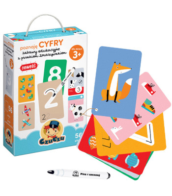 CzuCzu Susipažink su Skaičiais + Trinamas Rašiklis ZA4219