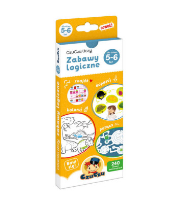 CzuCzu Loginių Žaidimų Knygelė 5-6 Metų Vaikams